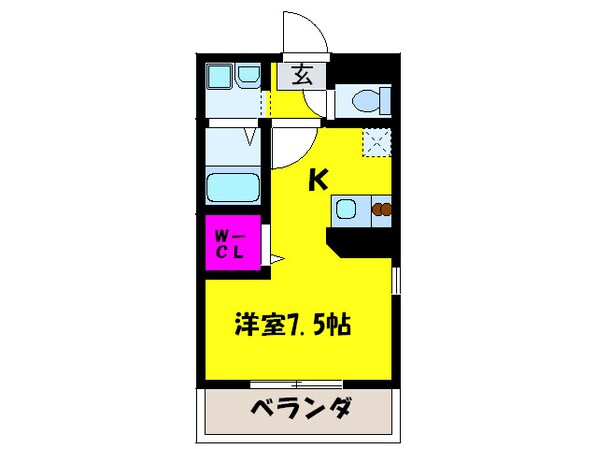 アンプル－ルユ－トピアの物件間取画像